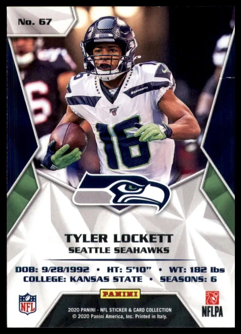 2021 Panini NFL Sticker & Card Collection Silver Tyler Lockett #8 Seahawks Card - Football Card Single