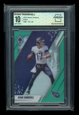 2021 Panini Phoenix Green Ryan Tannehill #98 25/25 Football Arena Club 10 - Football Card Single