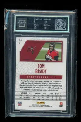 2021 Panini Phoenix Tom Brady #1 Football Arena Club 9.5 - Football Card Single