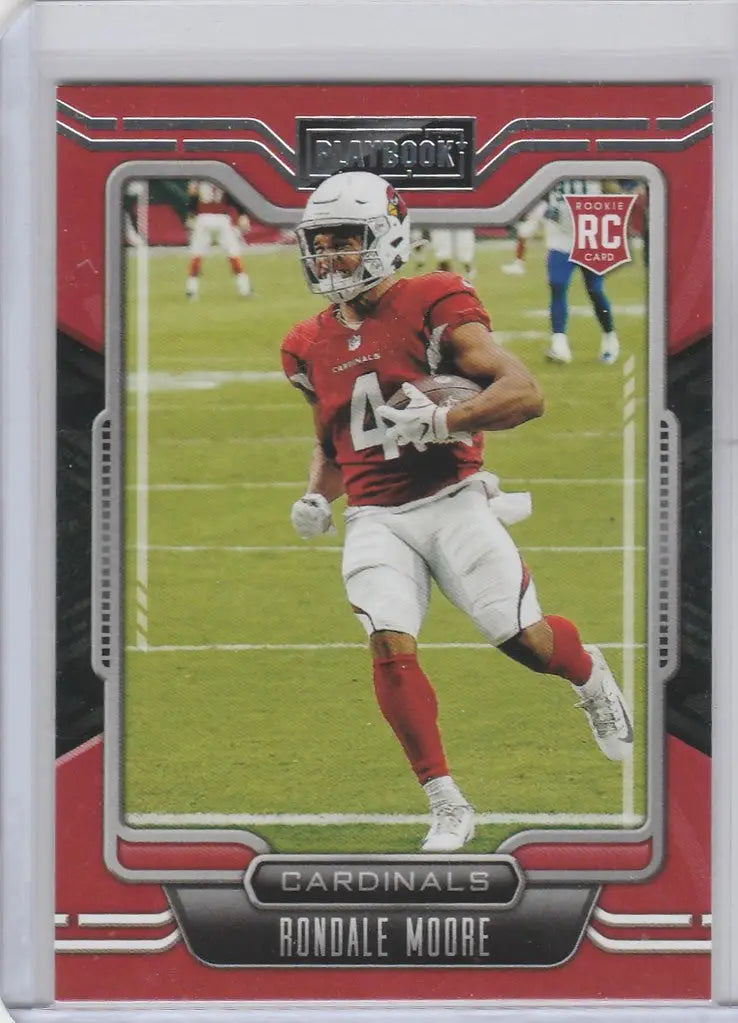 Rondale Moore Arizona Cardinals football trading card from Panini Playbook 2021