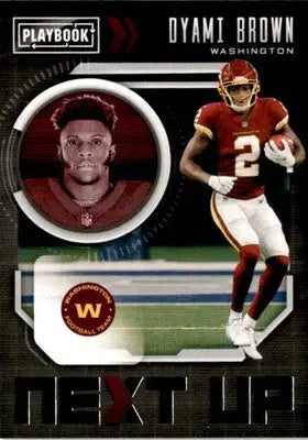 2021 Panini Playbook #NXT-DBR Dyami Brown Next Up - Football Card Single