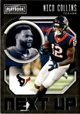 2021 Panini Playbook #NXT-NCO Nico Collins Next Up - Football Card Single