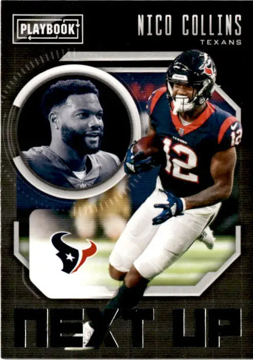 2021 Panini Playbook #NXT-NCO Nico Collins Next Up - Football Card Single