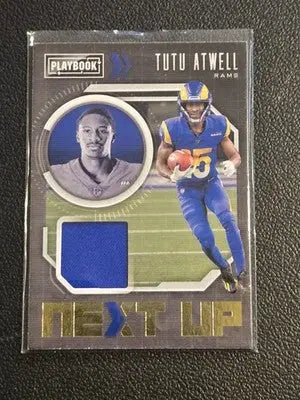 2021 Panini Playbook #NXT-TAT Tutu Atwell Next Up Jerseys - Football Card Single