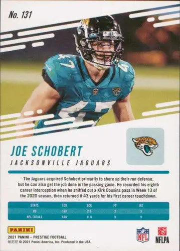 2021 Panini Prestige #131 Joe Schobert NM-MT Jaguars ID:39516 - Football Card Single