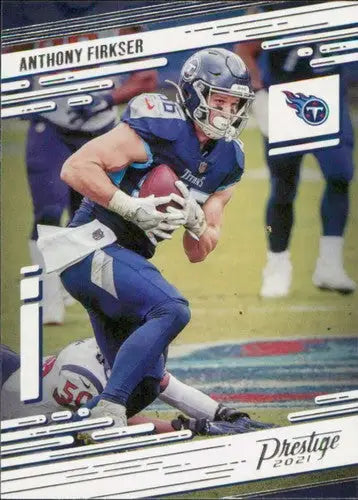 Anthony Firkser football card from Panini Prestige 2021 with original gloss and simply Sandoval
