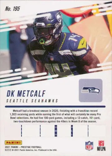 2021 Panini Prestige #195 DK Metcalf NM-MT Seahawks ID:39532 - Football Card Single