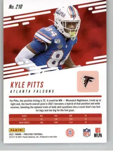 2021 Panini Prestige #210 Kyle Pitts NM-MT RC Rookie Falcons - Football Card Single