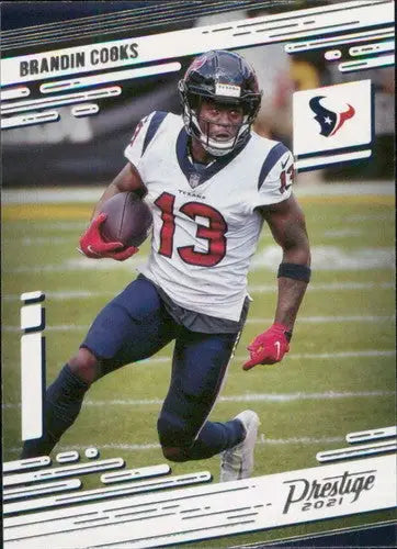 Original gloss Panini Prestige Brandin Cooks football card from Simply Sandoval collection