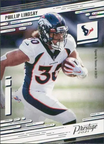 2021 Panini Prestige #27 Phillip Lindsay NM-MT Texans - Football Card Single
