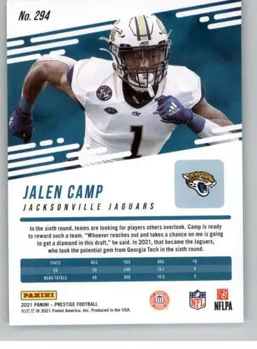 2021 Panini Prestige #294 Jalen Camp NM-MT RC Rookie Jaguars - Football Card Single