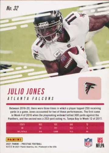 2021 Panini Prestige #32 Julio Jones NM-MT Falcons ID:39486 - Football Card Single