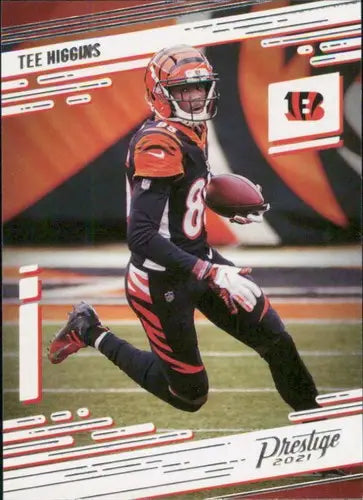 Original gloss Tee Higgins football card from Panini Prestige 2021 Simply Sandoval