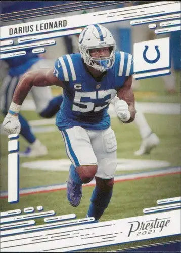 2021 Panini Prestige #87 Darius Leonard NM-MT Colts ID:39506 - Football Card Single