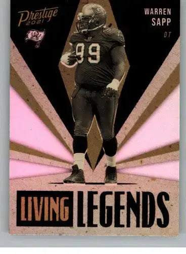 2021 Panini Prestige Living Legends #8 Warren Sapp NM-MT Buccaneers - Football Card Single