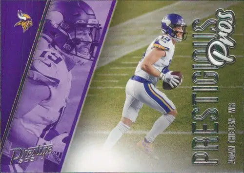 Original gloss of 2021 Panini Prestige Prestigious Pros Adam Thielen football trading card