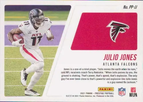 2021 Panini Prestige Prestigious Pros #18 Julio Jones NM-MT Falcons - Football Card Single