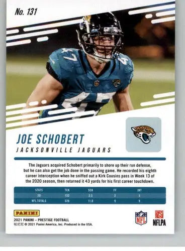 2021 Panini Prestige Xtra Points Sunburst #131 Joe Schobert NM-MT Jaguars - Football Card Single