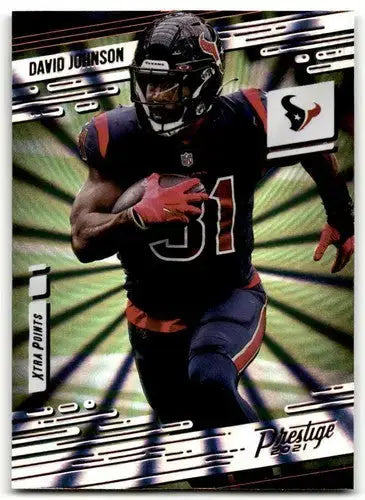 2021 Panini Prestige Xtra Points Sunburst #30 David Johnson NM-MT Texans - Football Card Single