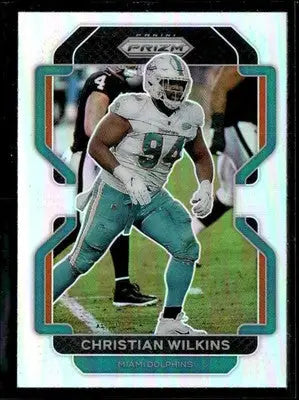 2021 Panini Prizm #109 Christian Wilkins Silver - Football Card Single