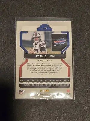 2021 Panini Prizm #117 Josh Allen - Football Card Single