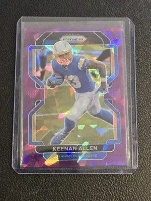 2021 Panini Prizm #166 Keenan Allen Purple Ice #/225 - Football Card Single