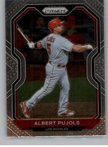 2021 Panini Prizm #21 Albert Pujols NM-MT Angels ID:52484 - Baseball Card Single