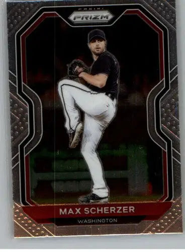 2021 Panini Prizm #32 Max Scherzer NM-MT Nationals ID:52475 - Baseball Card Single