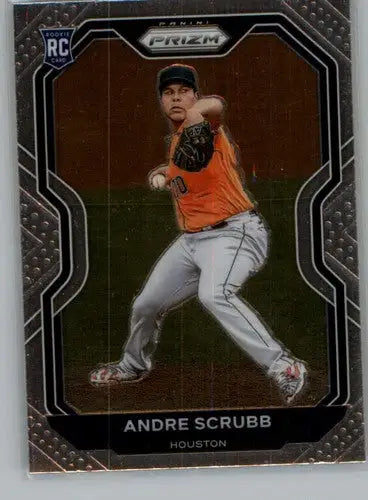 2021 Panini Prizm Andre Scrubb baseball card with original gloss Astros ID 45274