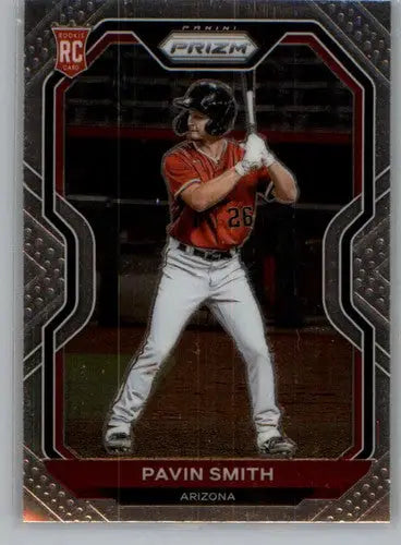 Original gloss Panini Prizm baseball trading card featuring Pavin Smith Diamondbacks