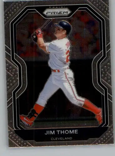 Jim Thome 2021 Panini Prizm baseball card with original gloss in product 45291