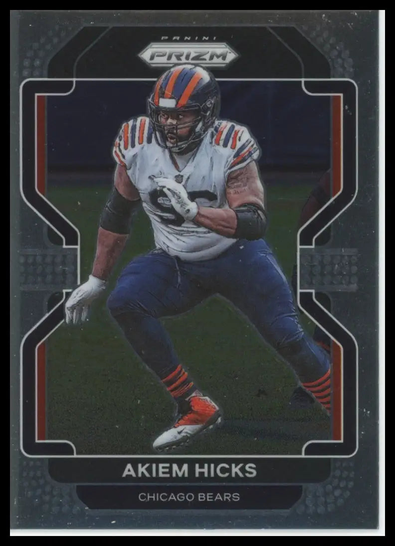 2021 Panini Prizm Akiem Hicks 162 Chicago Bears NM - Football Card Single