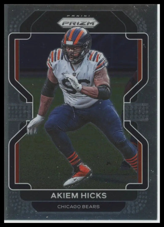 2021 Panini Prizm Akiem Hicks 162 Chicago Bears NM - Football Card Single