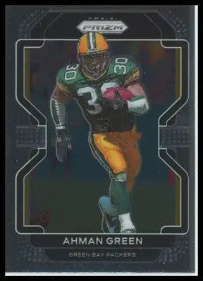 2021 Panini Prizm Base Ahman Green Green Bay Packers 145 - Football Card Single