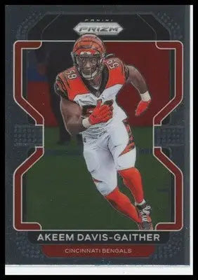 2021 Panini Prizm Base Akeem Davis-Gaither Cincinnati Bengals 275 - Football Card Single