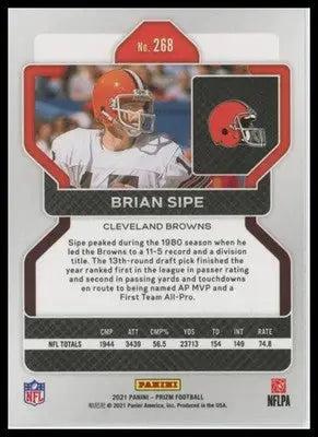 2021 Panini Prizm Base Brian Sipe Cleveland Browns 268 - Football Card Single