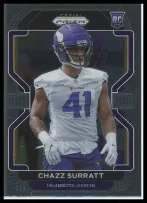 2021 Panini Prizm Base Chazz Surratt RC Minnesota Vikings 419 - Football Card Single