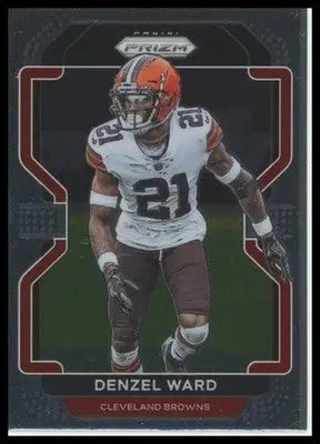 2021 Panini Prizm Base Denzel Ward Cleveland Browns 267 - Football Card Single