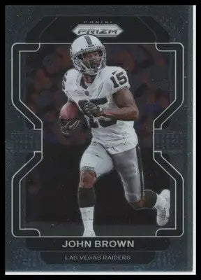 2021 Panini Prizm Base John Brown Las Vegas Raiders 177 - Football Card Single