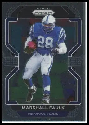 2021 Panini Prizm Base Marshall Faulk Indianapolis Colts 31 - Football Card Single