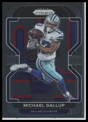 2021 Panini Prizm Base Michael Gallup Dallas Cowboys 240 - Football Card Single