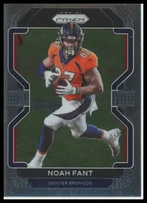 2021 Panini Prizm Base Noah Fant Denver Broncos 200 - Football Card Single