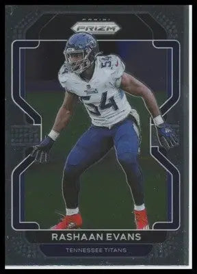 2021 Panini Prizm Base Rashaan Evans Tennessee Titans 6 - Football Card Single