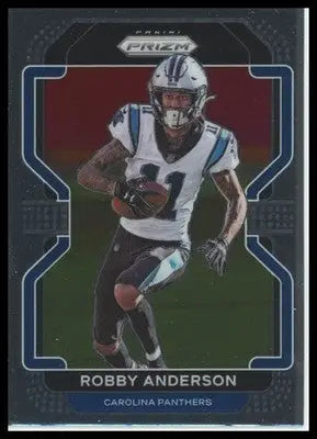2021 Panini Prizm Base Robby Anderson Carolina Panthers 312 - Football Card Single