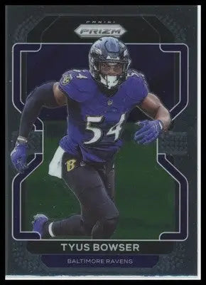 2021 Panini Prizm Base Tyus Bowser Baltimore Ravens 286 - Football Card Single