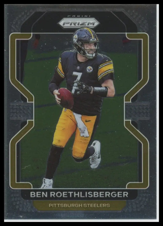 2021 Panini Prizm Ben Roethlisberger 253 Pittsburgh Steelers NM - Football Card Single