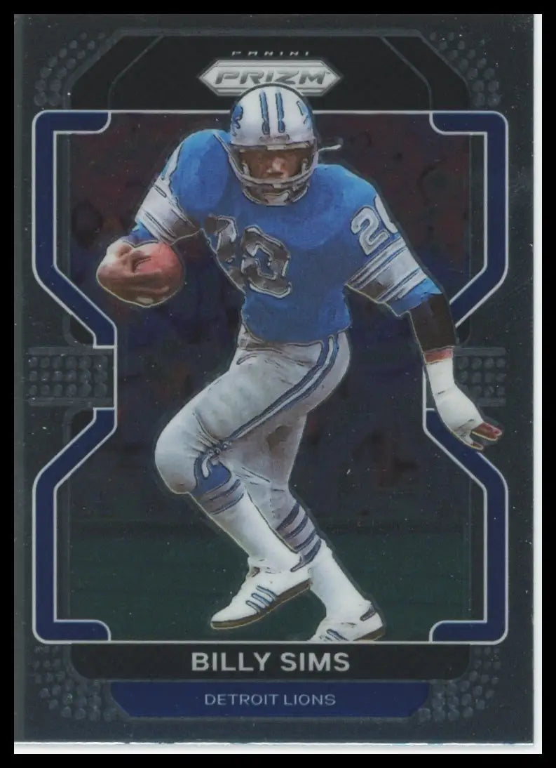 2021 Panini Prizm Billy Sims 154 Detroit Lions NM - Football Card Single