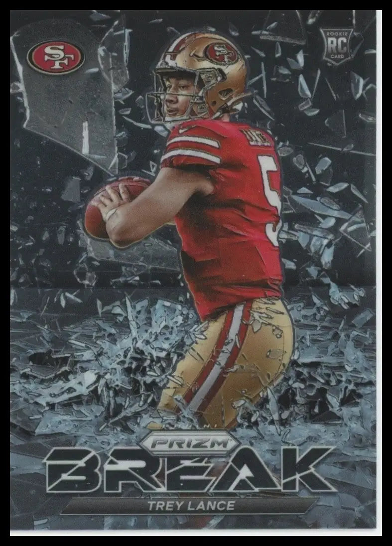 2021 Panini Prizm - Prizm Break Trey Lance #PB-7 (RC) - Football Card Single