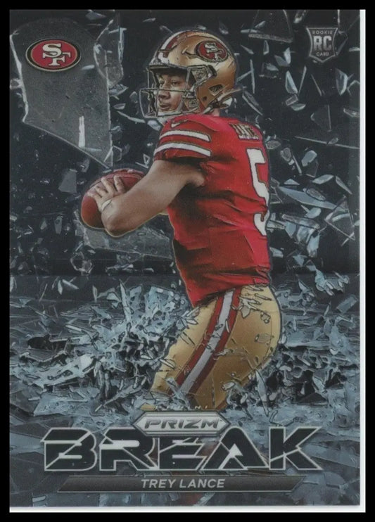 2021 Panini Prizm - Prizm Break Trey Lance #PB-7 (RC) - Football Card Single