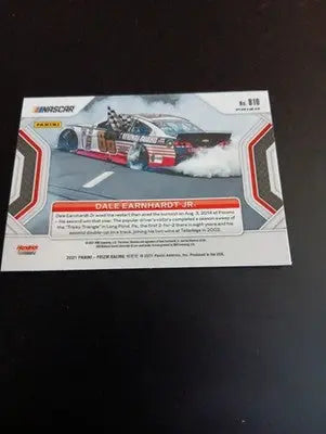 2021 Panini Prizm Burnouts Silver - Dale Earnhardt Jr. #B10. NRMT+ - Racing Card Single